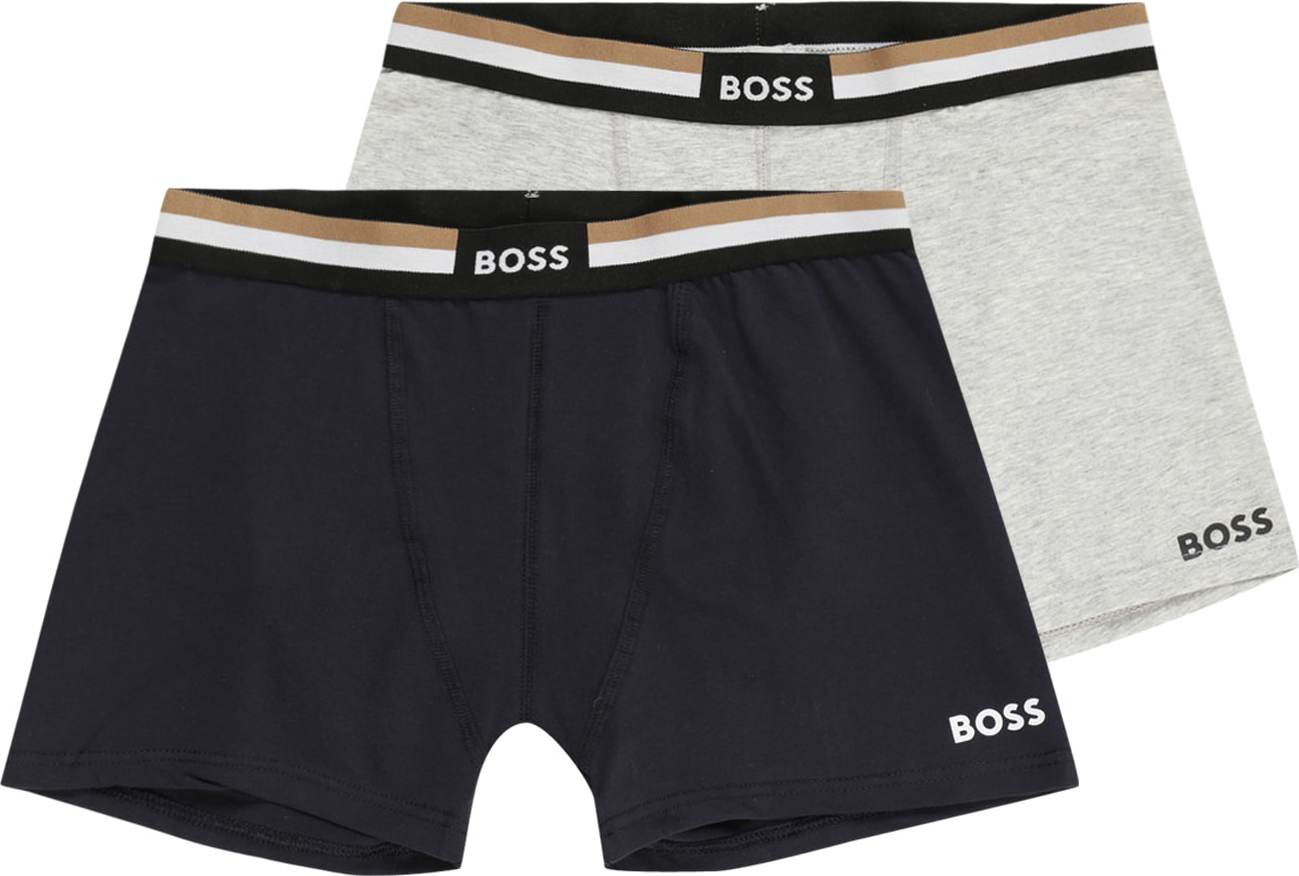 BOSS Kidswear Spodní prádlo marine modrá / šedý melír