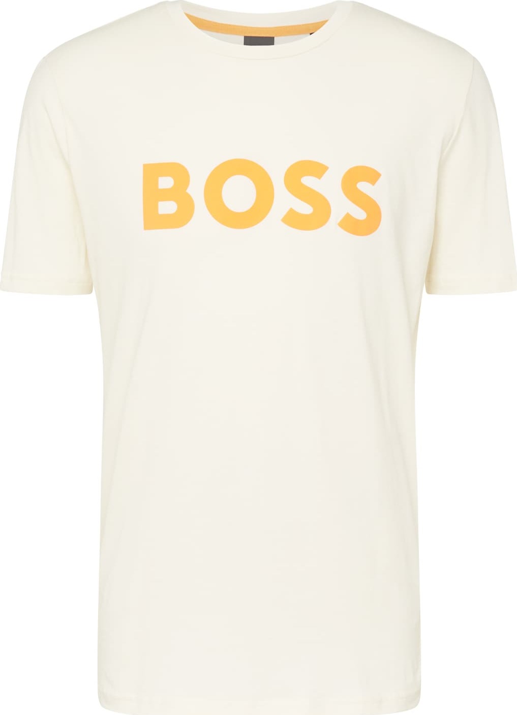 BOSS Orange Tričko 'Thinking 1' béžová / oranžová