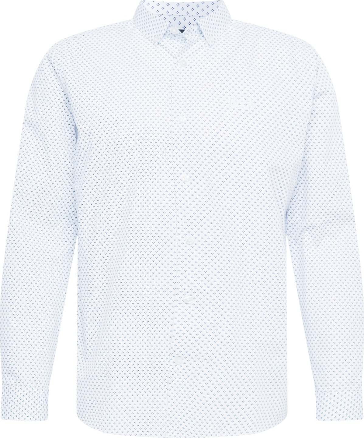 BURTON MENSWEAR LONDON Košile tyrkysová / tmavě modrá / bílá