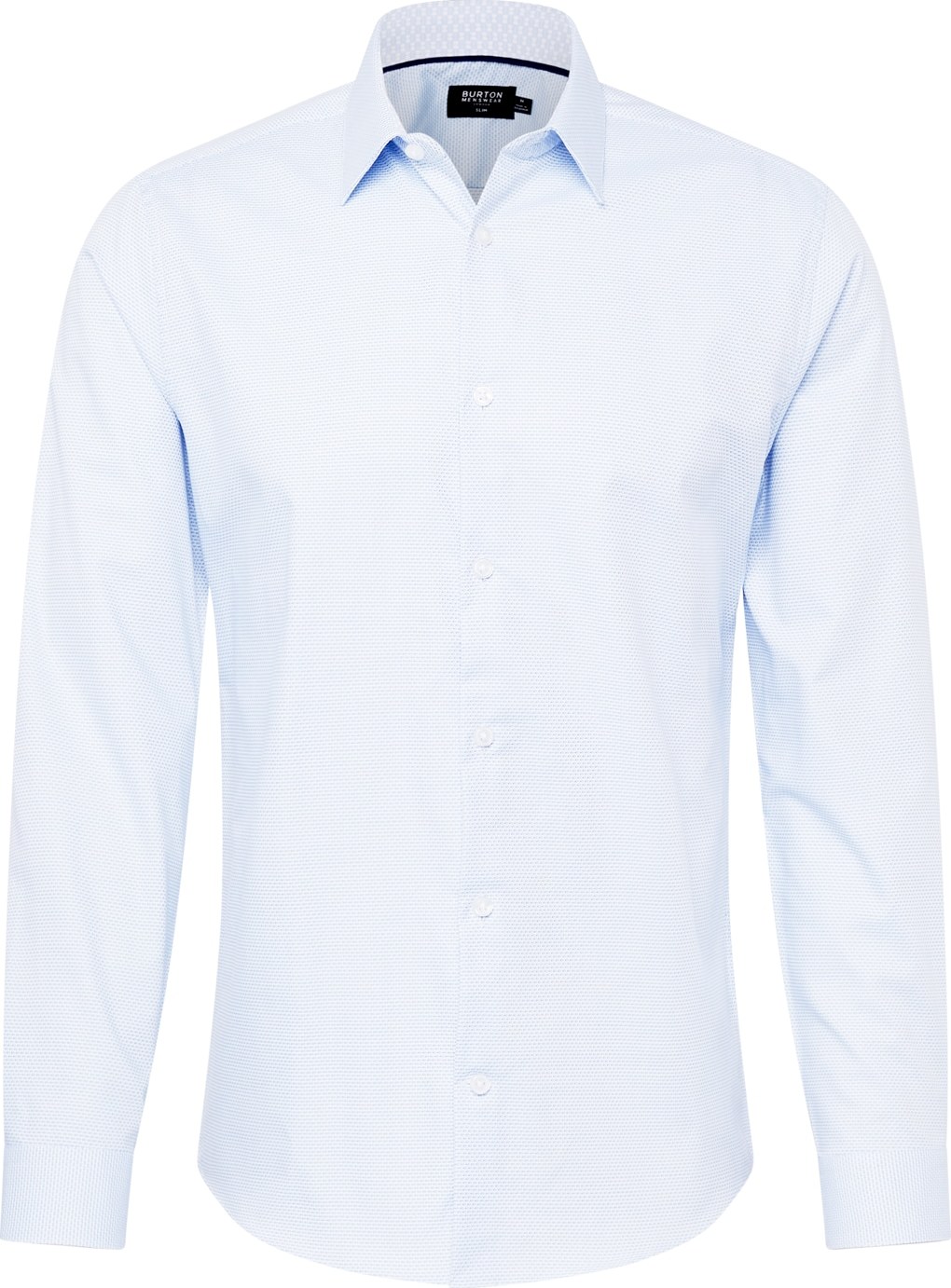 BURTON MENSWEAR LONDON Společenská košile světlemodrá / bílá