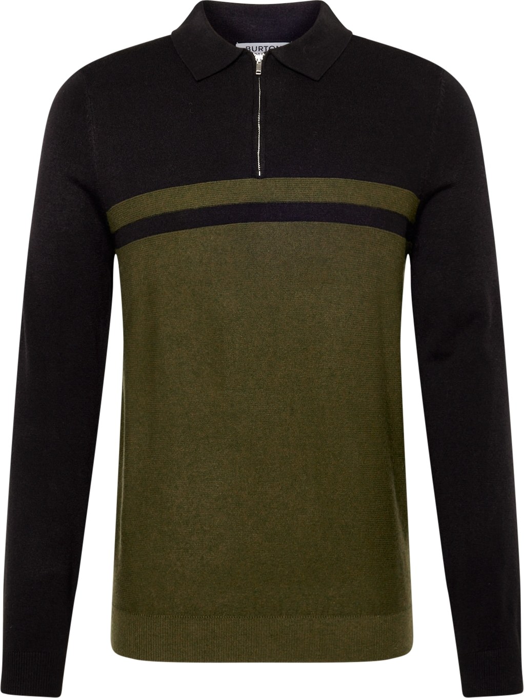 BURTON MENSWEAR LONDON Svetr noční modrá / khaki