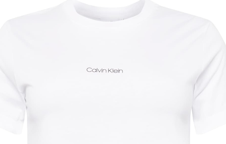 Calvin Klein Curve Tričko černá / bílá