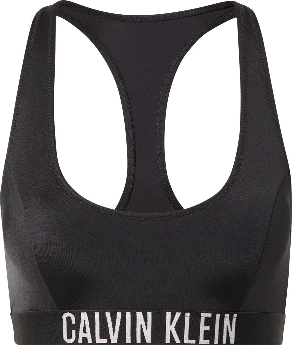 Calvin Klein Swimwear Horní díl plavek černá / bílá