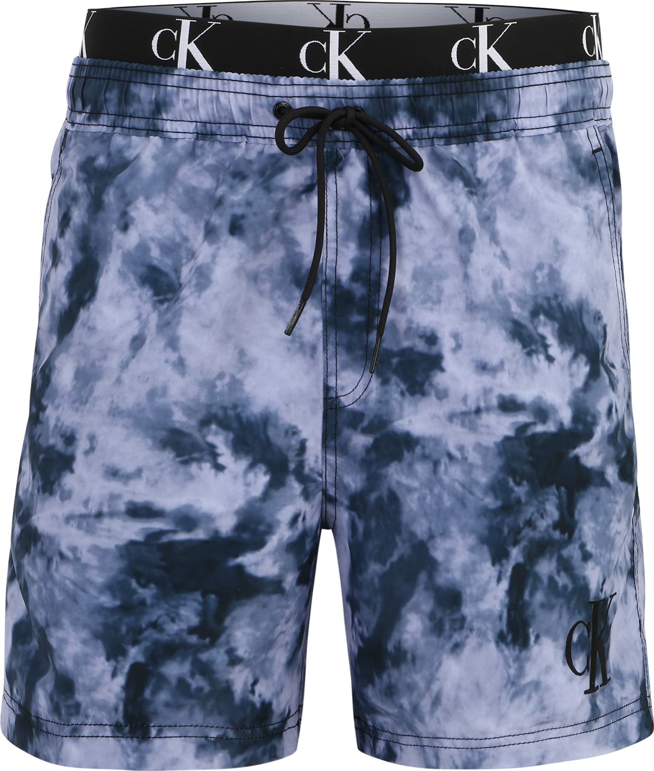 Calvin Klein Swimwear Plavecké šortky opálová / černá