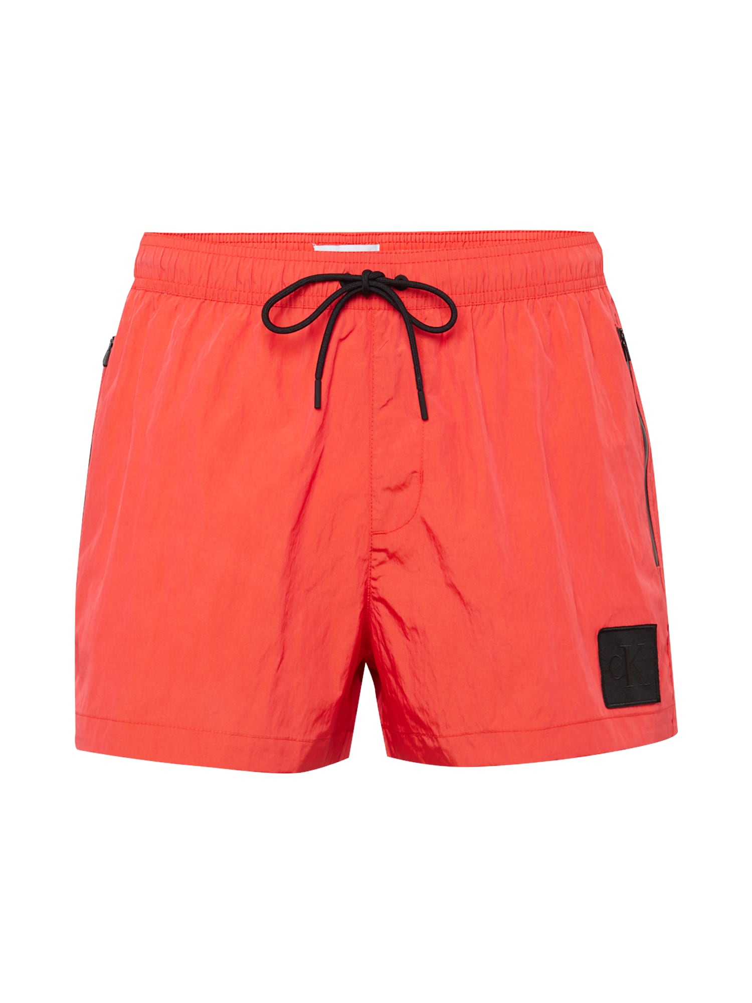 Calvin Klein Swimwear Plavecké šortky oranžová / černá