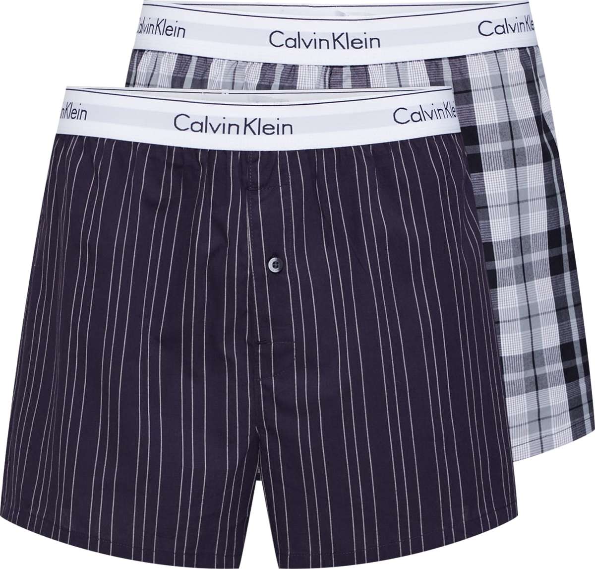 Calvin Klein Underwear Boxerky kouřově šedá / černá / bílá