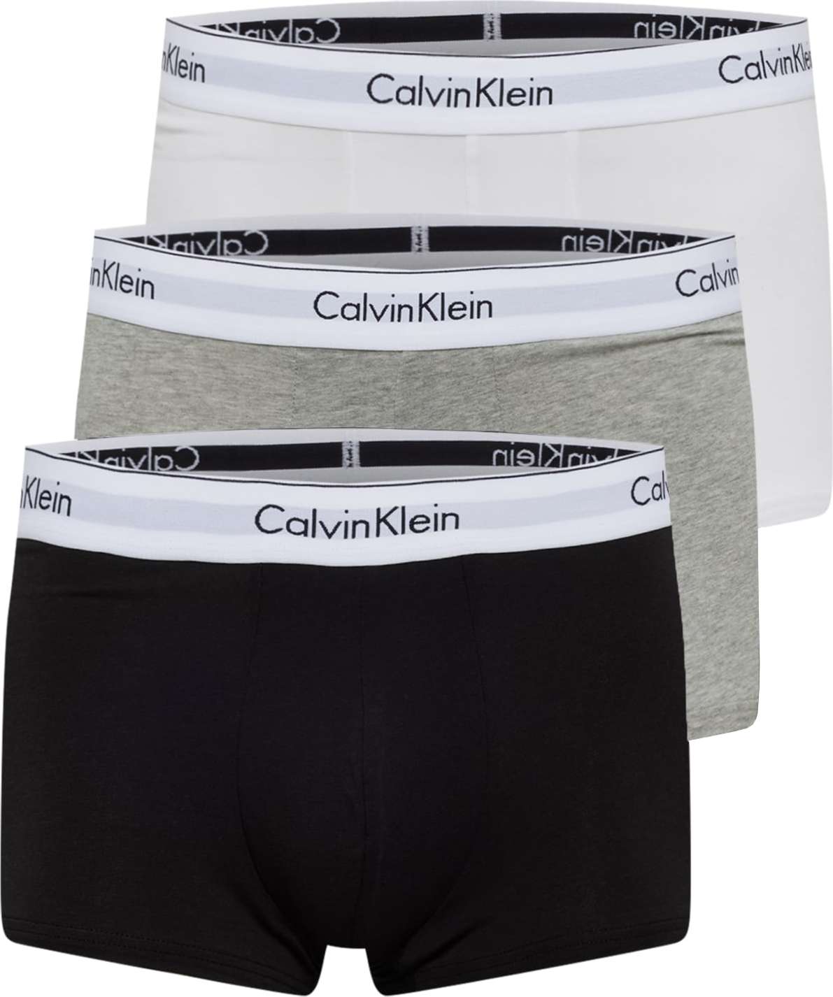 Calvin Klein Underwear Boxerky šedý melír / černá / bílá
