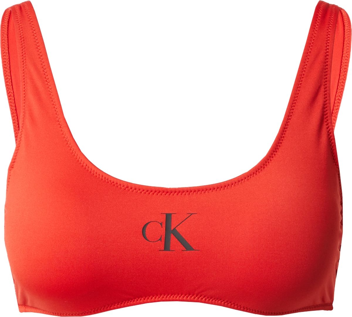 Calvin Klein Swimwear Horní díl plavek červená / černá