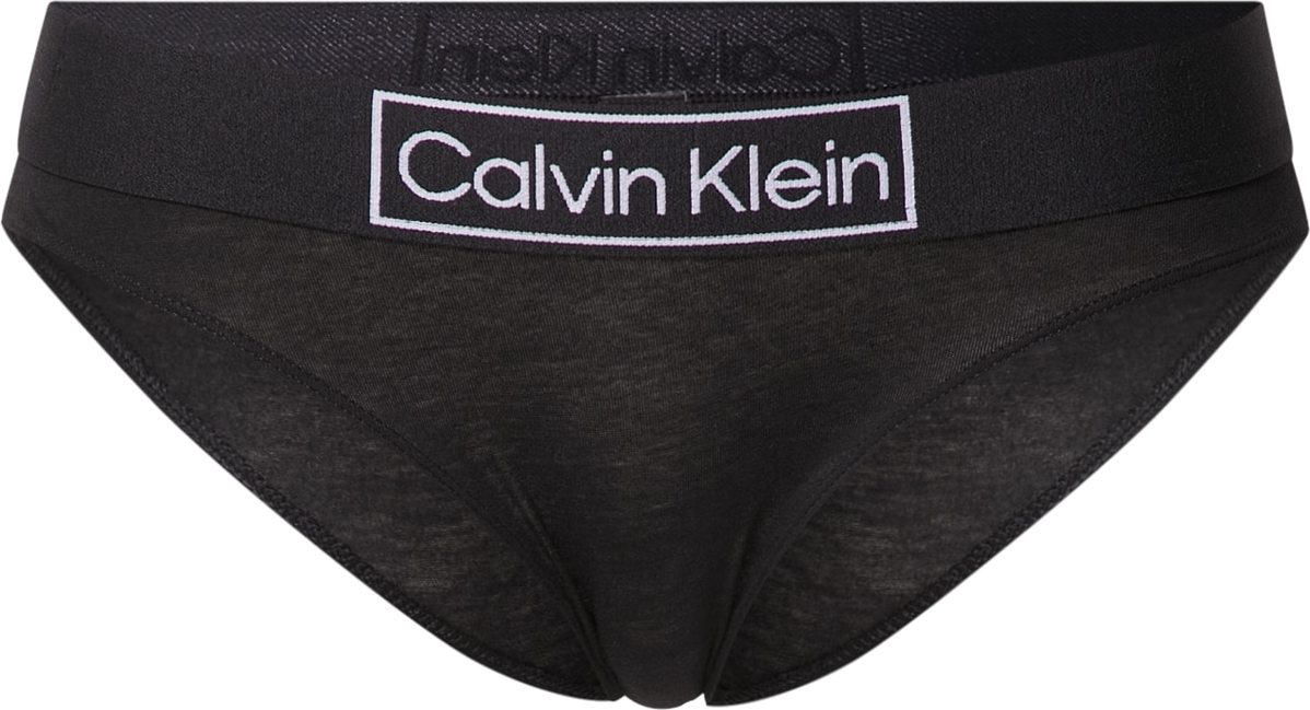 Calvin Klein Underwear Kalhotky černá / bílá