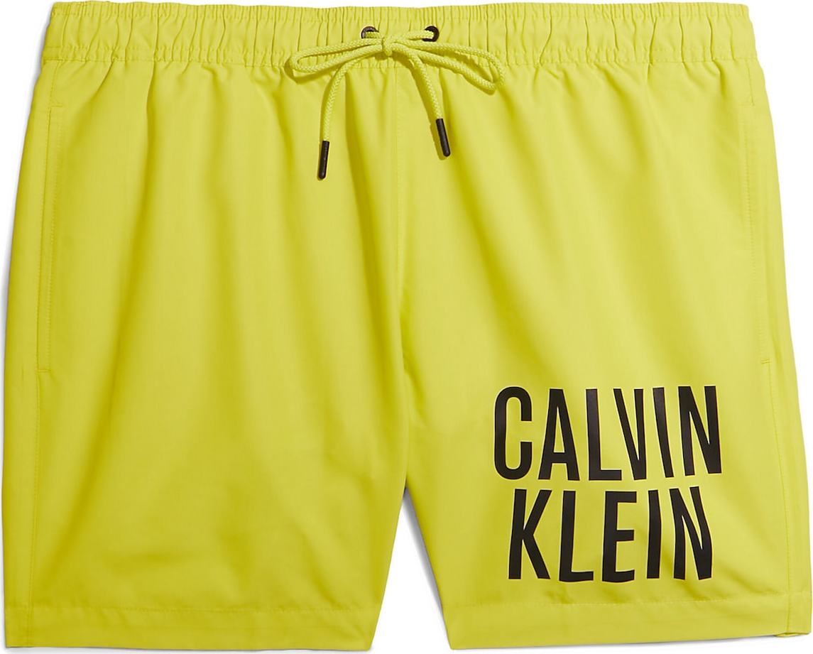 Calvin Klein Underwear Plavecké šortky 'Intense Power' citronová / černá