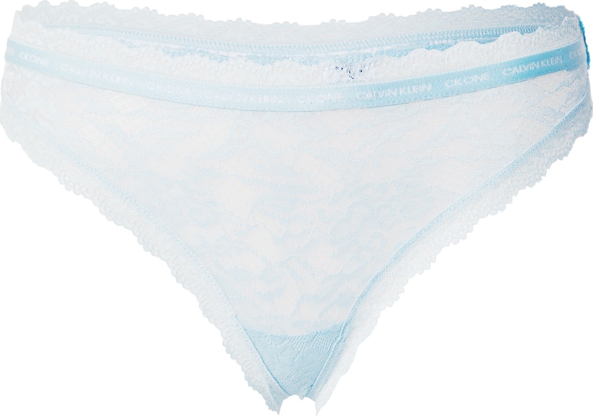 Calvin Klein Underwear Tanga světlemodrá