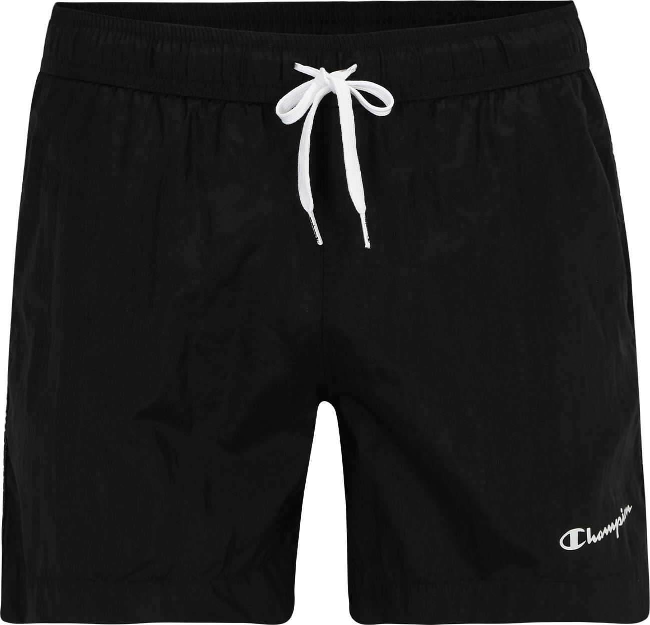 Champion Authentic Athletic Apparel Plavecké šortky černá / bílá