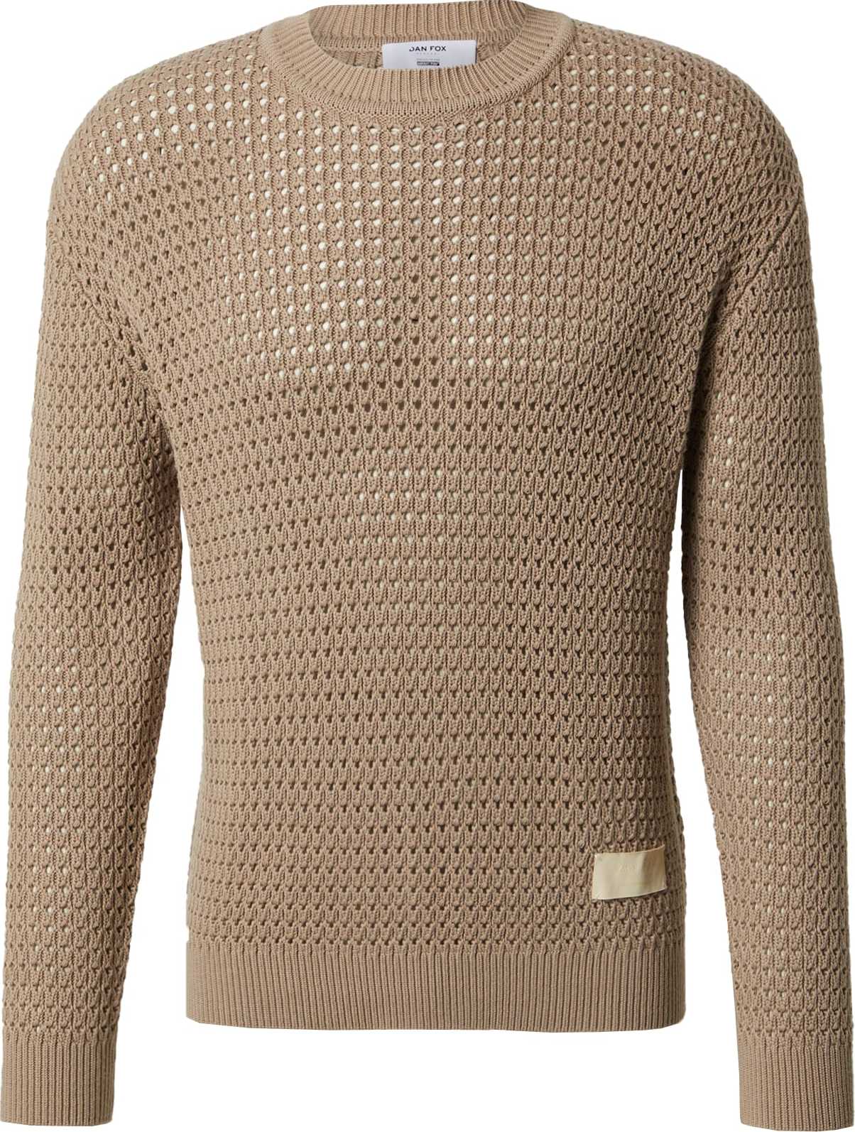 DAN FOX APPAREL Svetr 'Antonio' šedobéžová