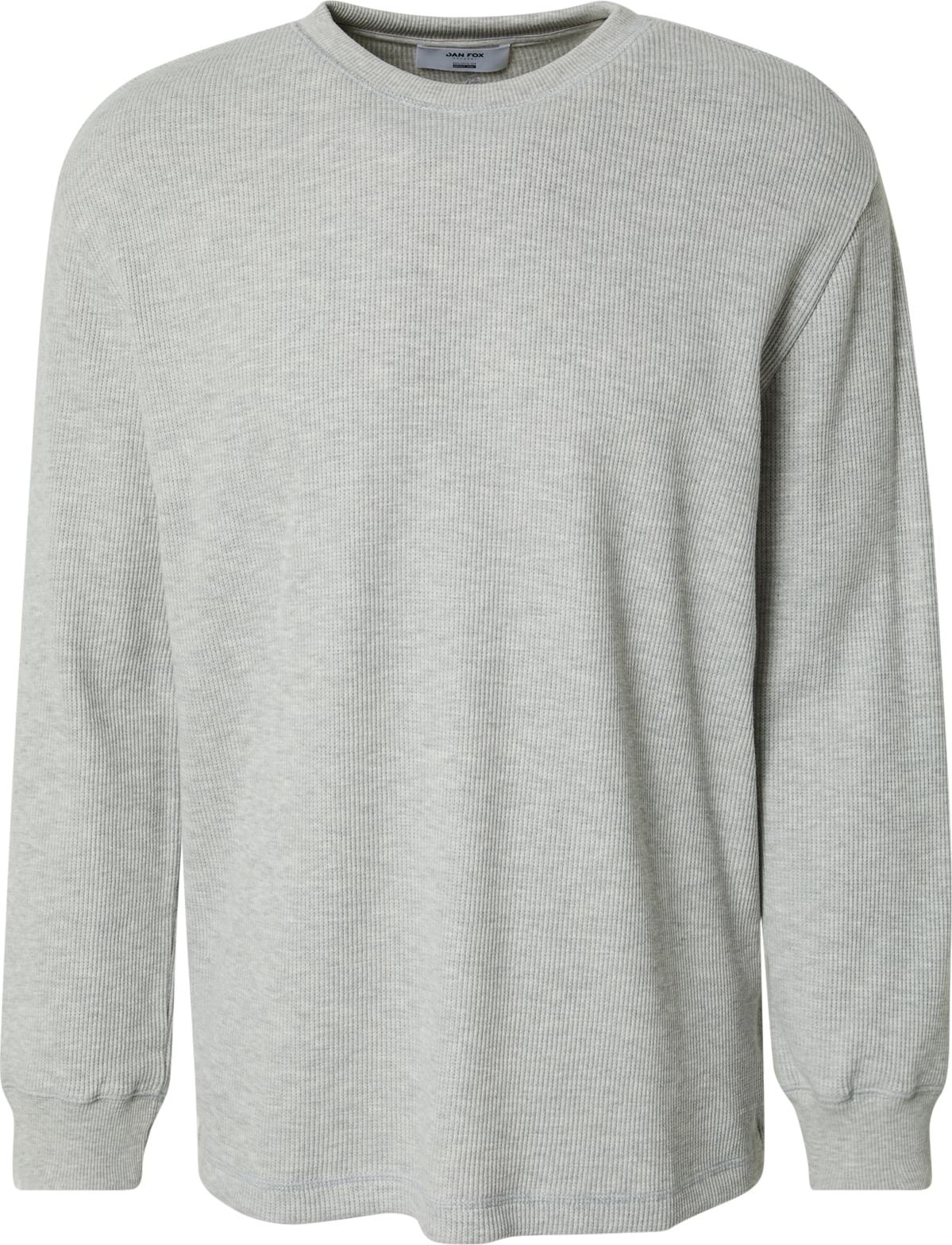 DAN FOX APPAREL Svetr 'Christian' šedý melír