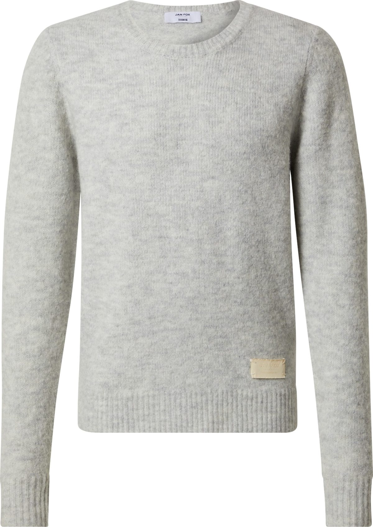 DAN FOX APPAREL Svetr 'Jonte' světle šedá