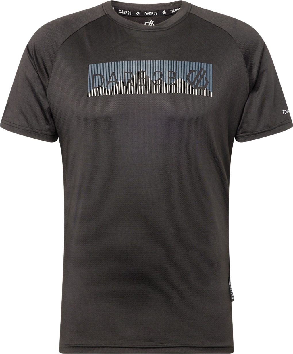 DARE2B Funkční tričko 'Escalation' chladná modrá / černá / bílá