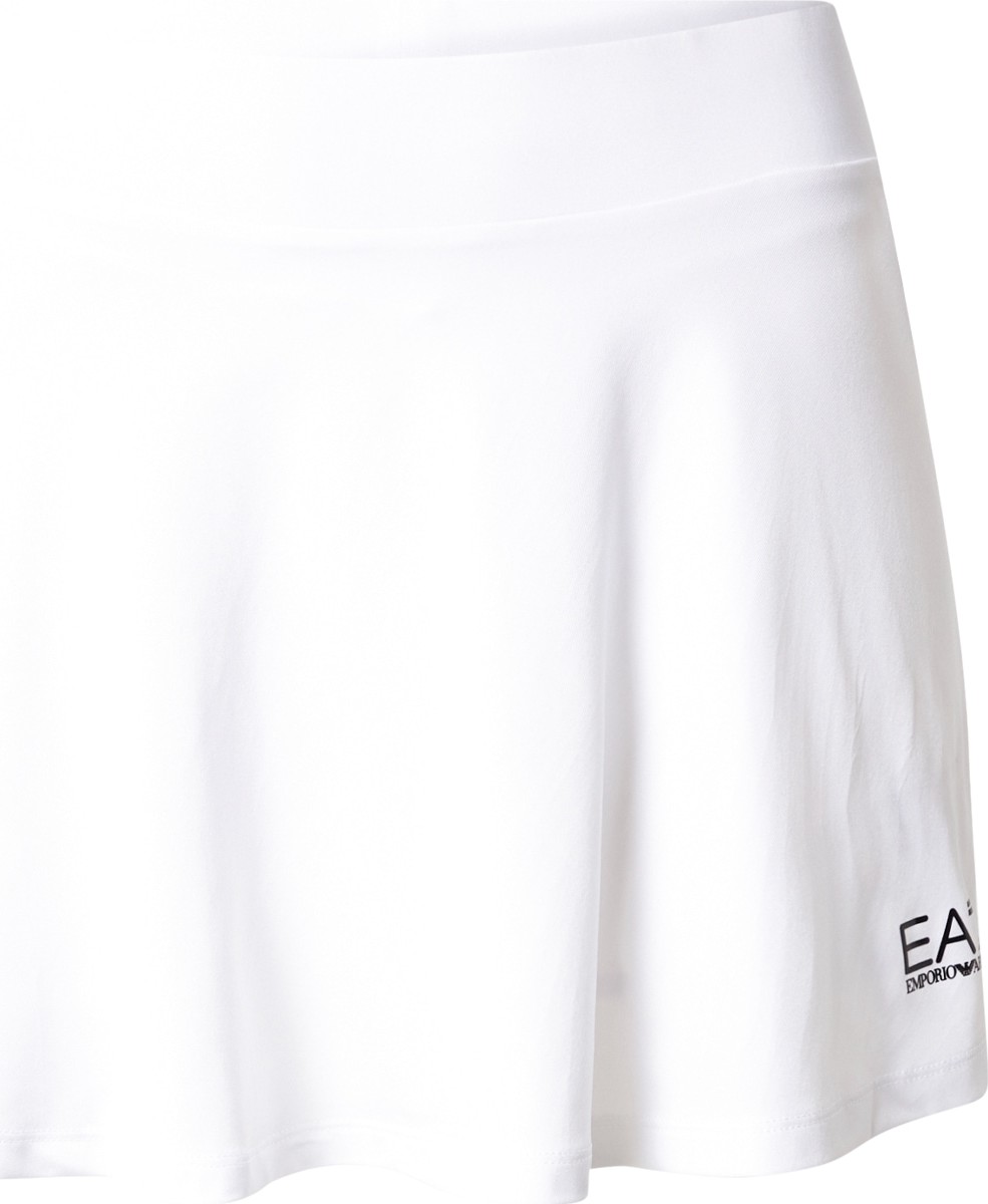 EA7 Emporio Armani Sportovní sukně černá / bílá