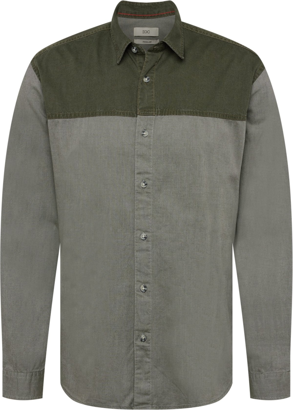 ESPRIT Košile khaki / pastelově zelená