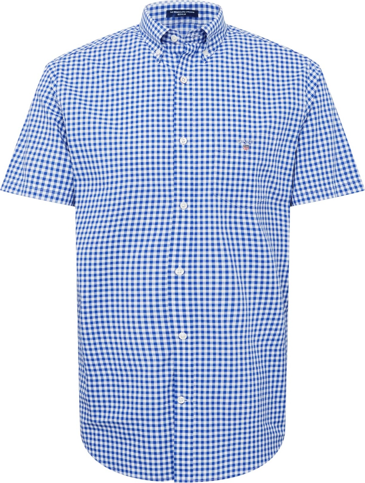 GANT Košile 'Gingham' modrá / bílá