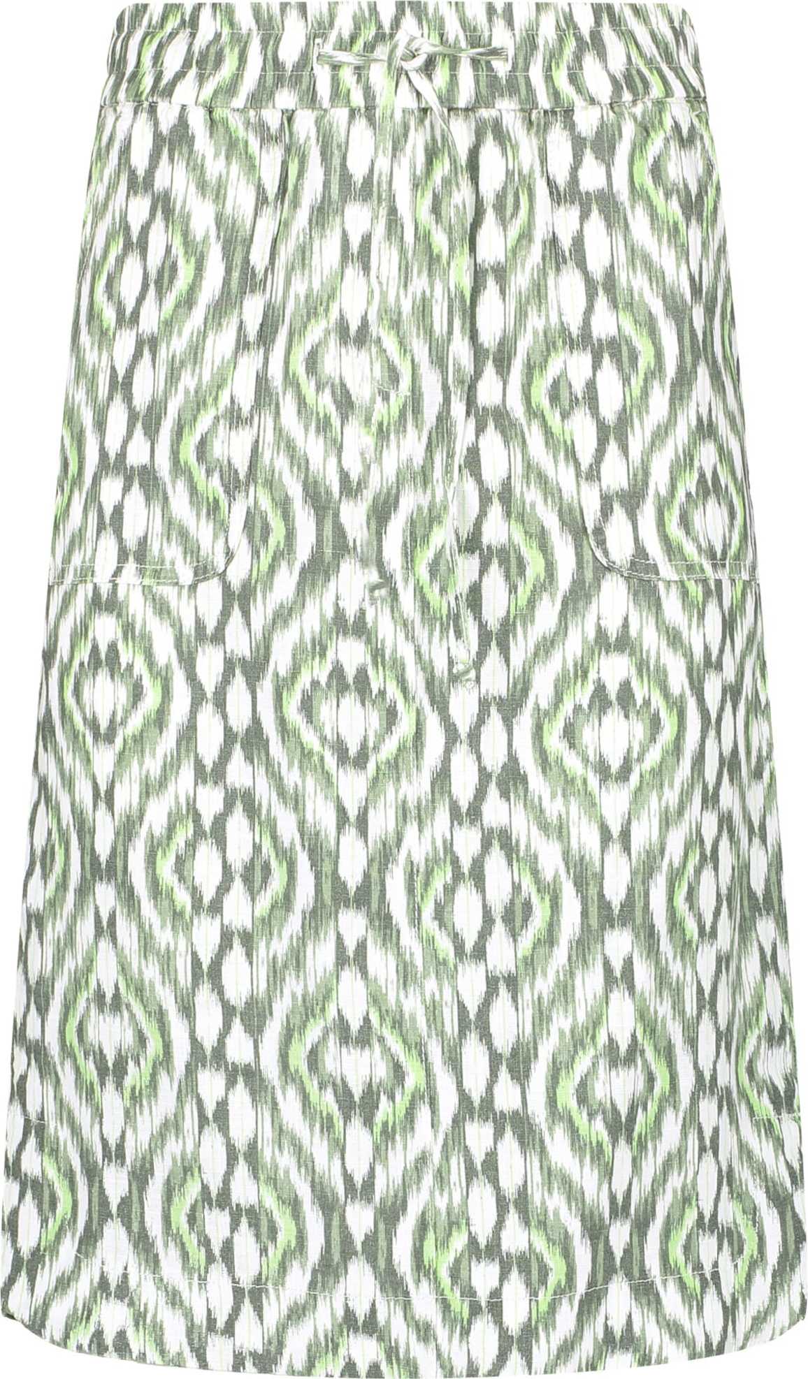 GERRY WEBER Sukně zelená / světle zelená / bílá