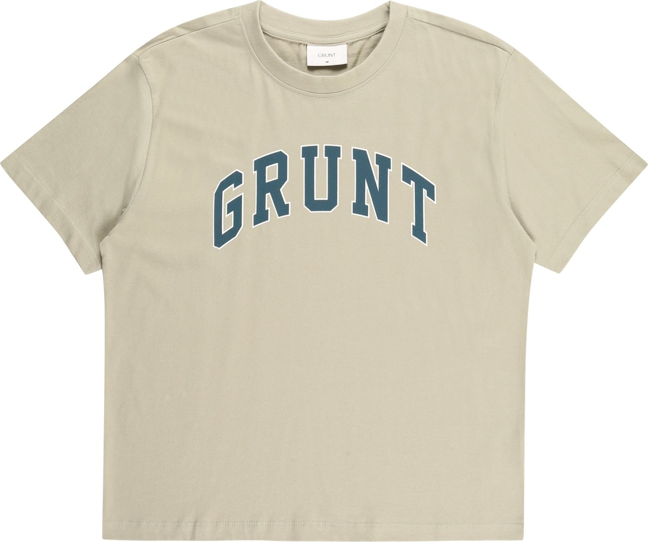 GRUNT Tričko 'Easton' námořnická modř / světle šedá / bílá