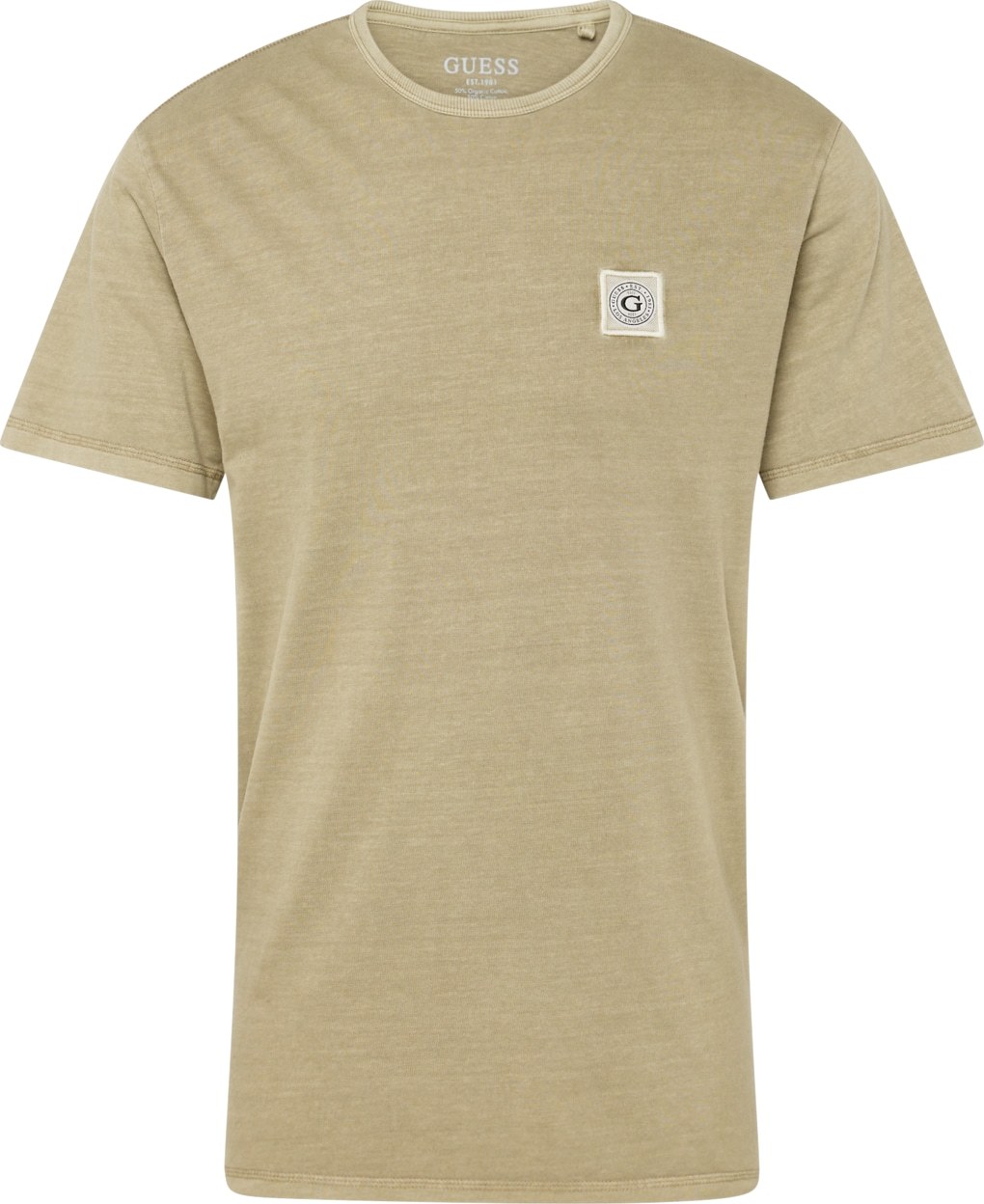 GUESS Tričko khaki