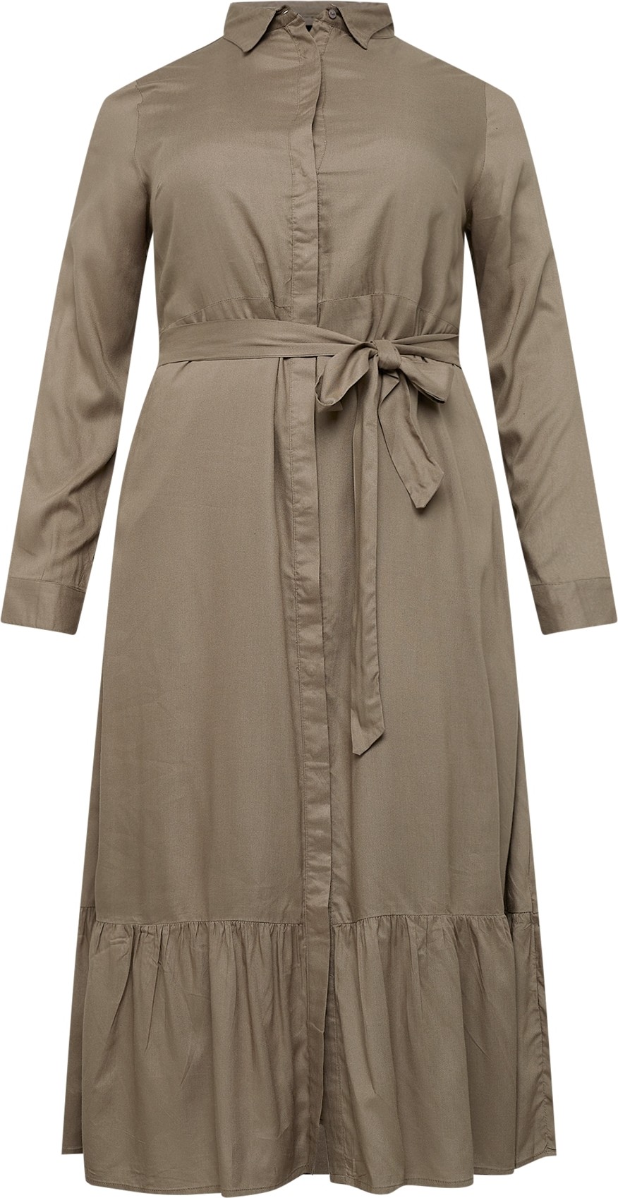 Guido Maria Kretschmer Curvy Collection Košilové šaty 'Polly' khaki