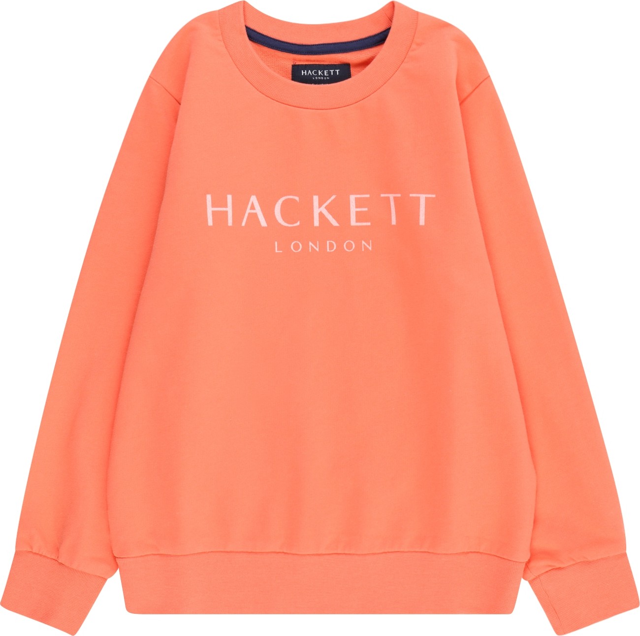 Hackett London Mikina broskvová / bílá