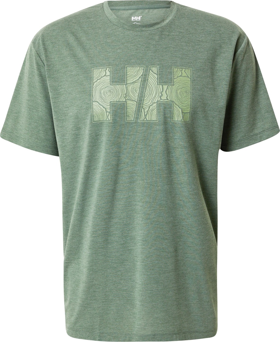HELLY HANSEN Funkční tričko 'SKOG' smaragdová / světle zelená
