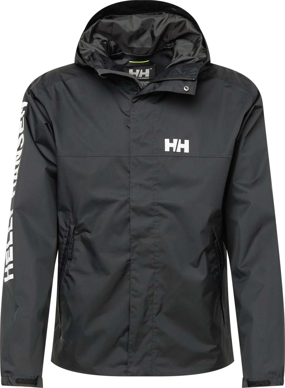 HELLY HANSEN Přechodná bunda 'ERVIK' černá / bílá