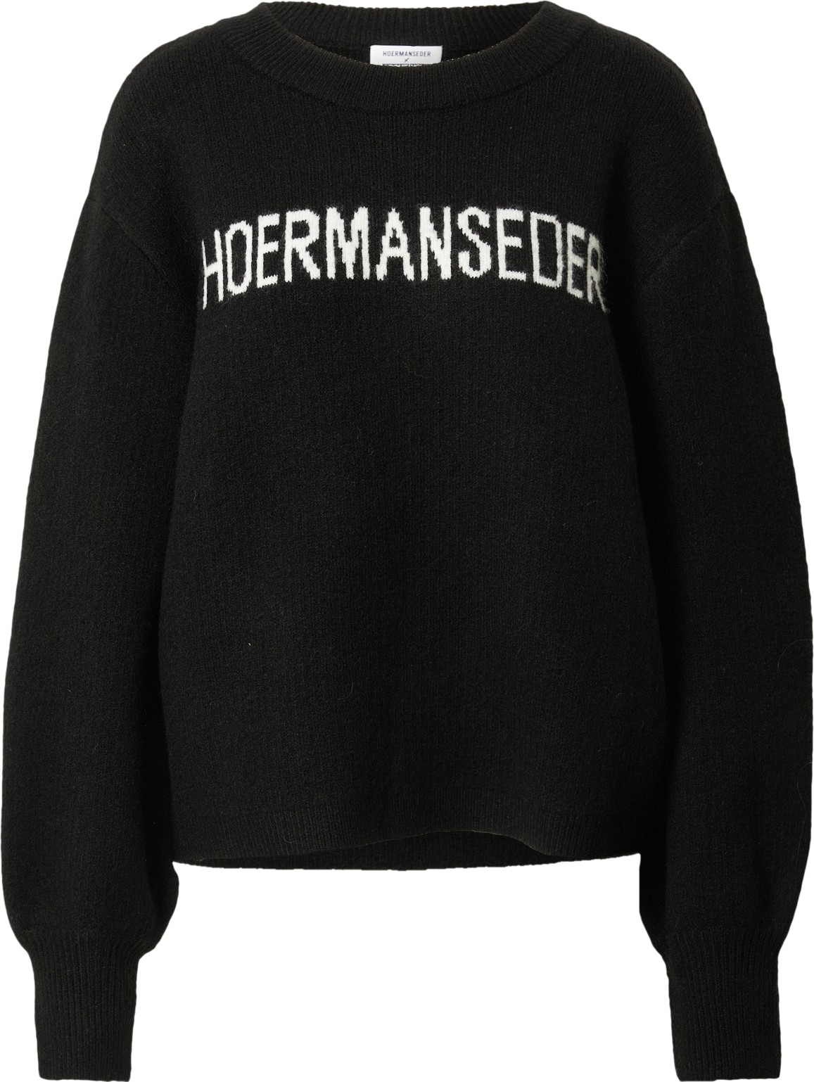Hoermanseder x About You Svetr 'Carolin' černá / bílá