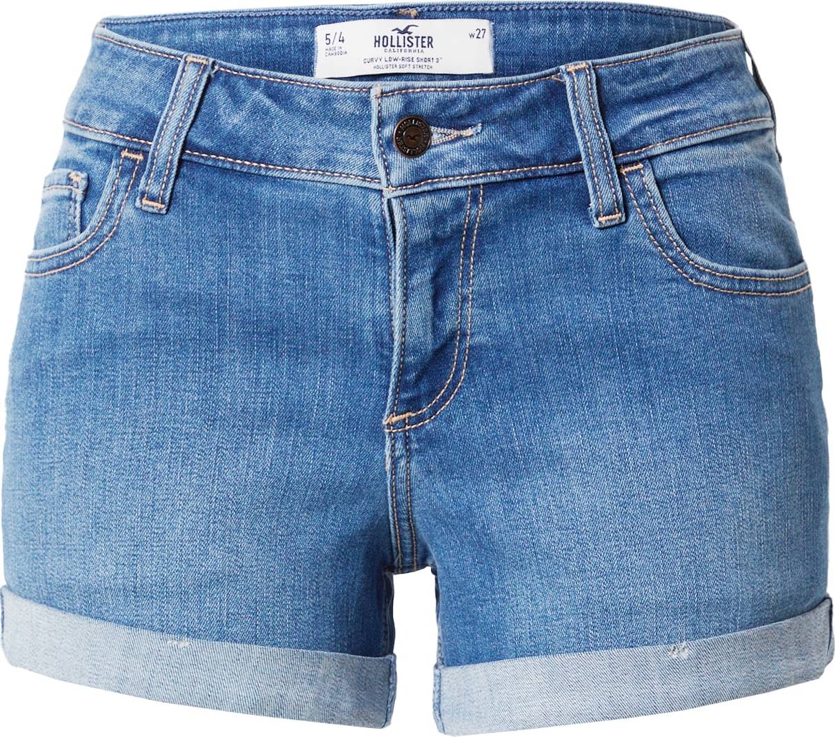 HOLLISTER Džíny modrá džínovina