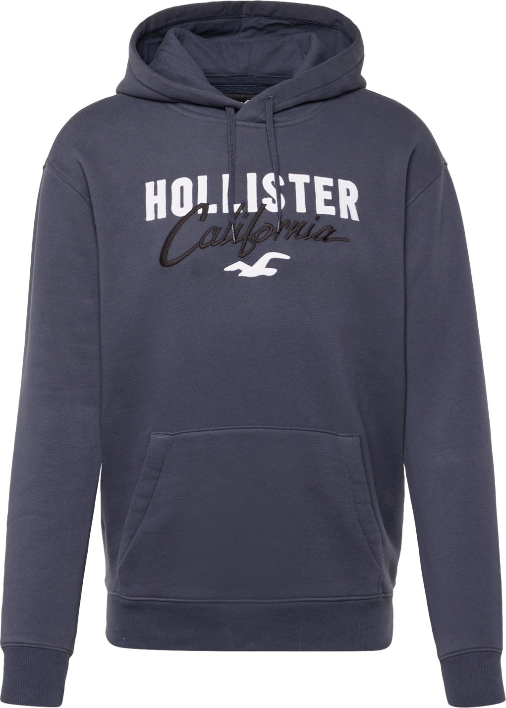 HOLLISTER Mikina námořnická modř / černá / bílá