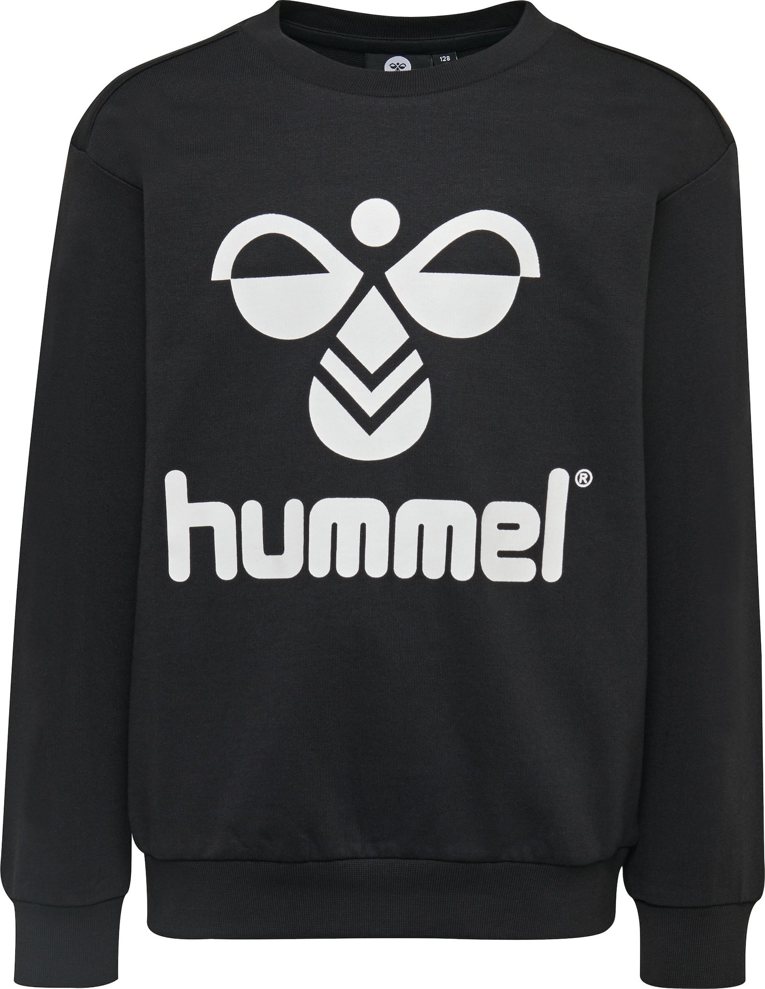 Hummel Sportovní mikina černá / bílá