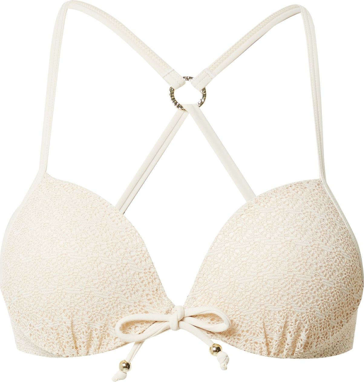 Hunkemöller Horní díl plavek přírodní bílá