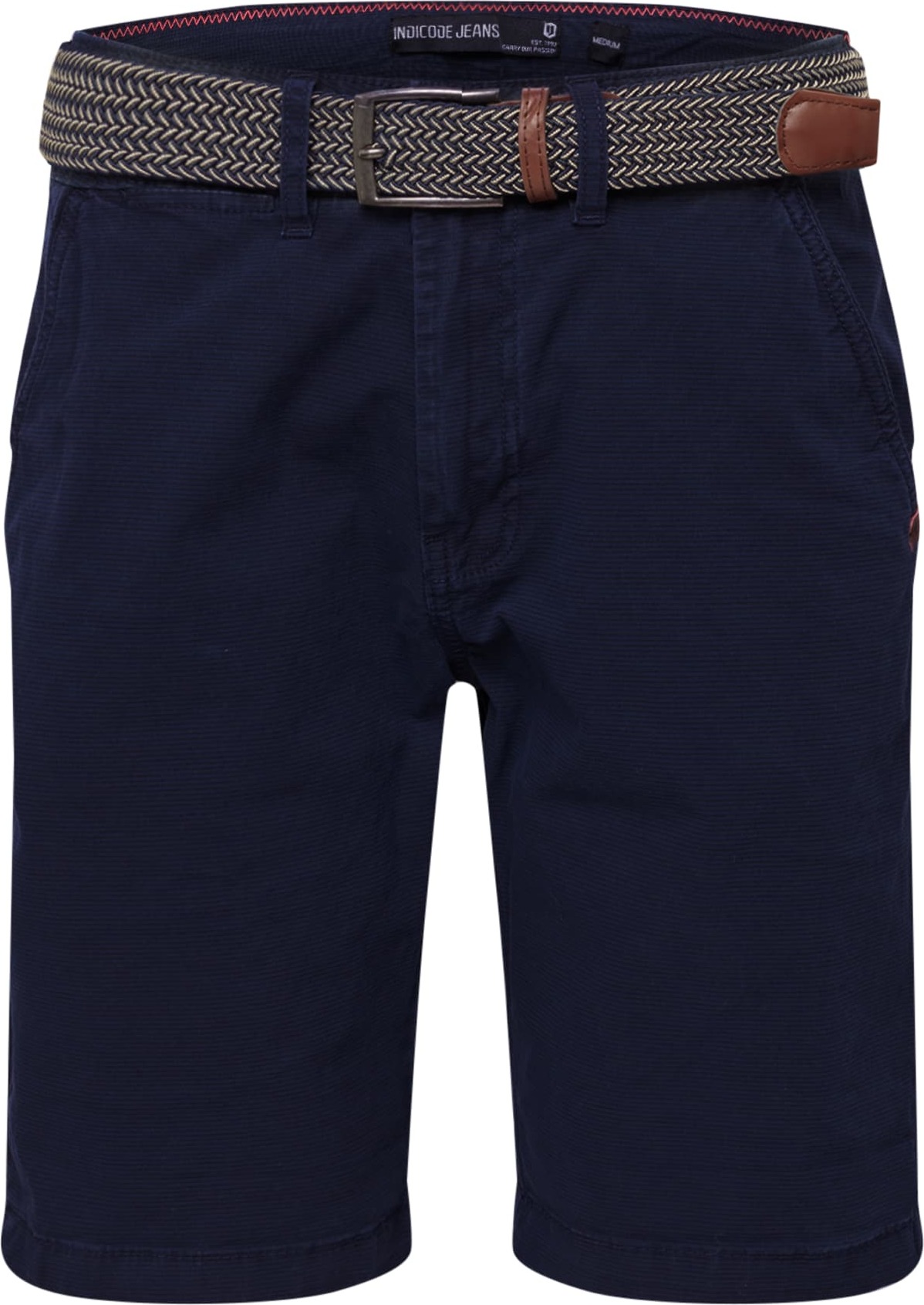 INDICODE JEANS Chino kalhoty 'Caedmon' námořnická modř
