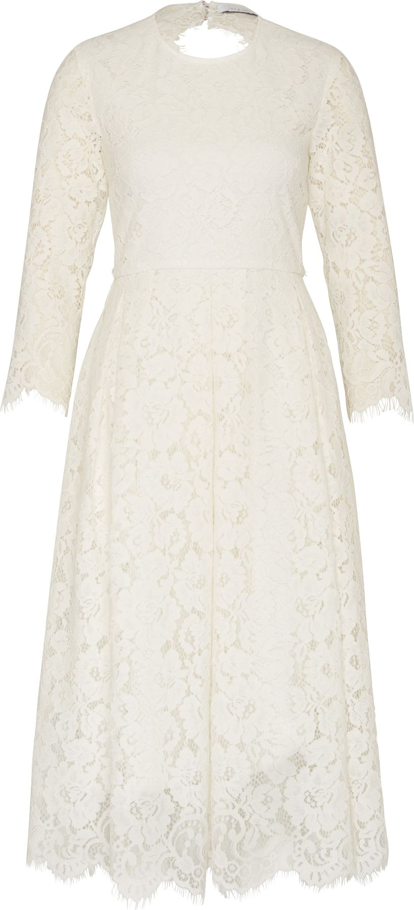 IVY OAK Šaty 'Lace Dress Fit And Flair' bílá