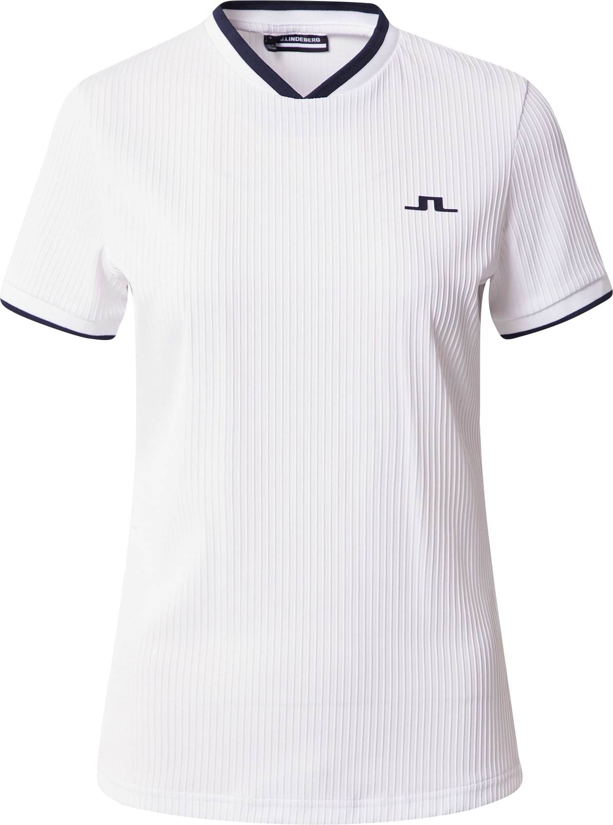 J.Lindeberg Funkční tričko 'Parvin' námořnická modř / bílá