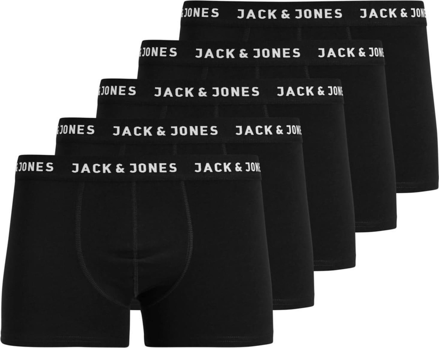 Jack & Jones Junior Spodní prádlo 'Huey' černá / bílá