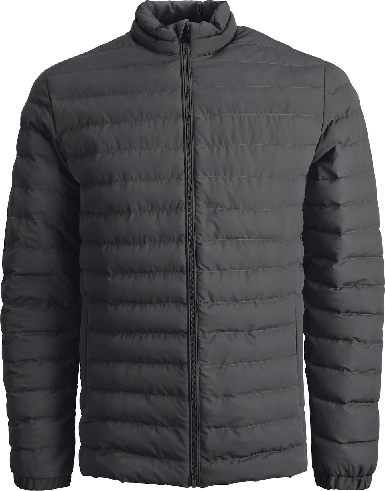 JACK & JONES Přechodná bunda antracitová