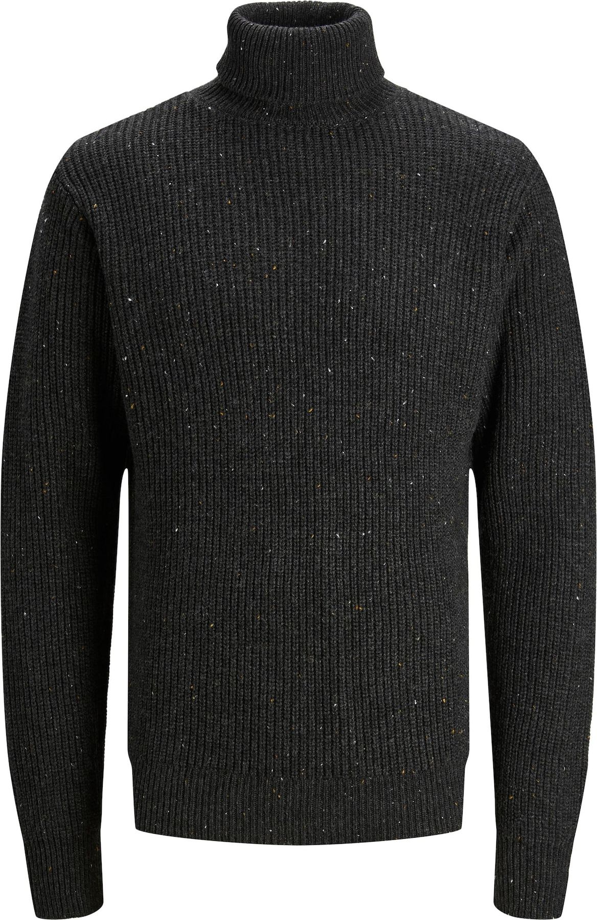 JACK & JONES Svetr 'BLURICH' režná / tmavě šedá / bílá