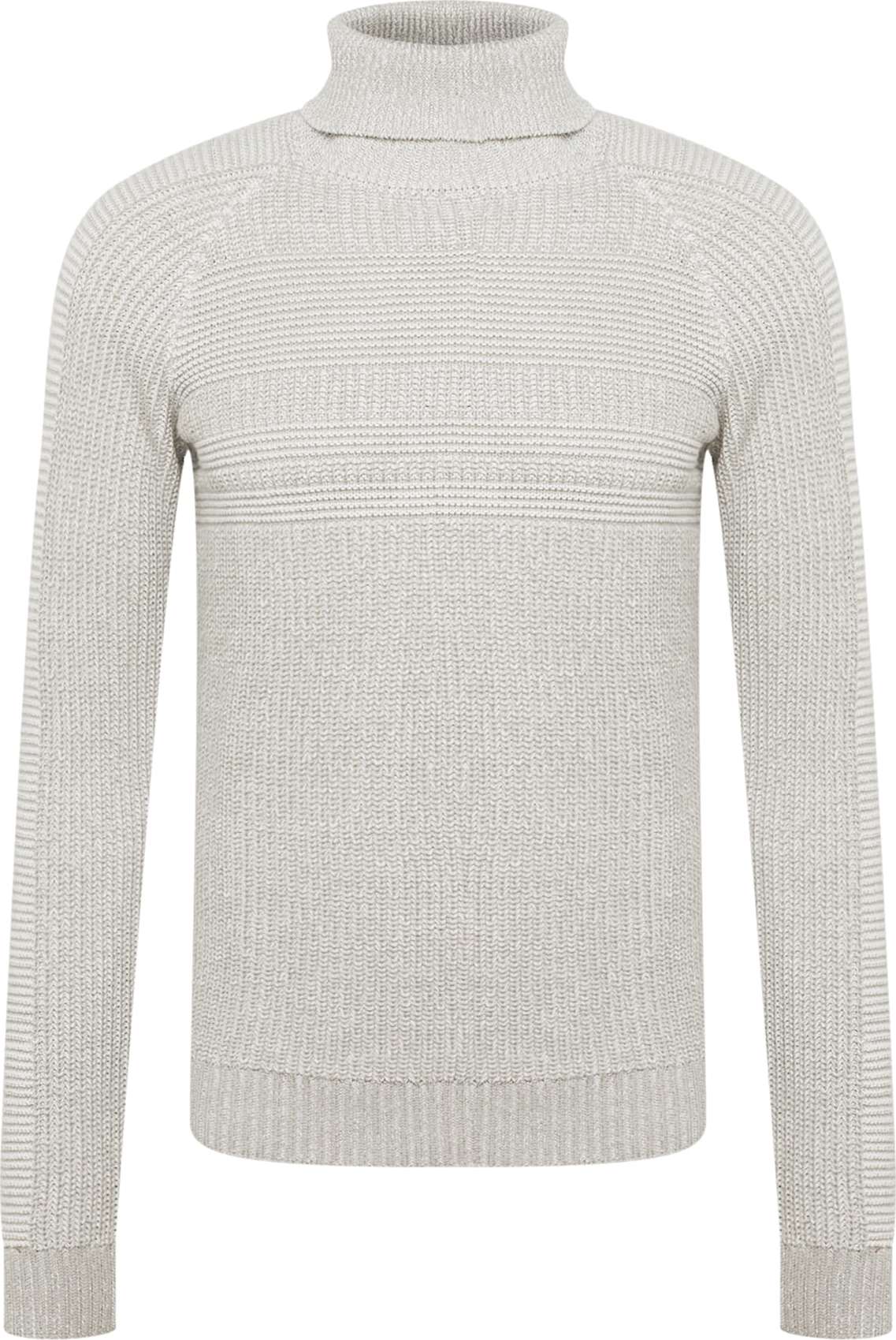 JACK & JONES Svetr 'POWER' světle šedá