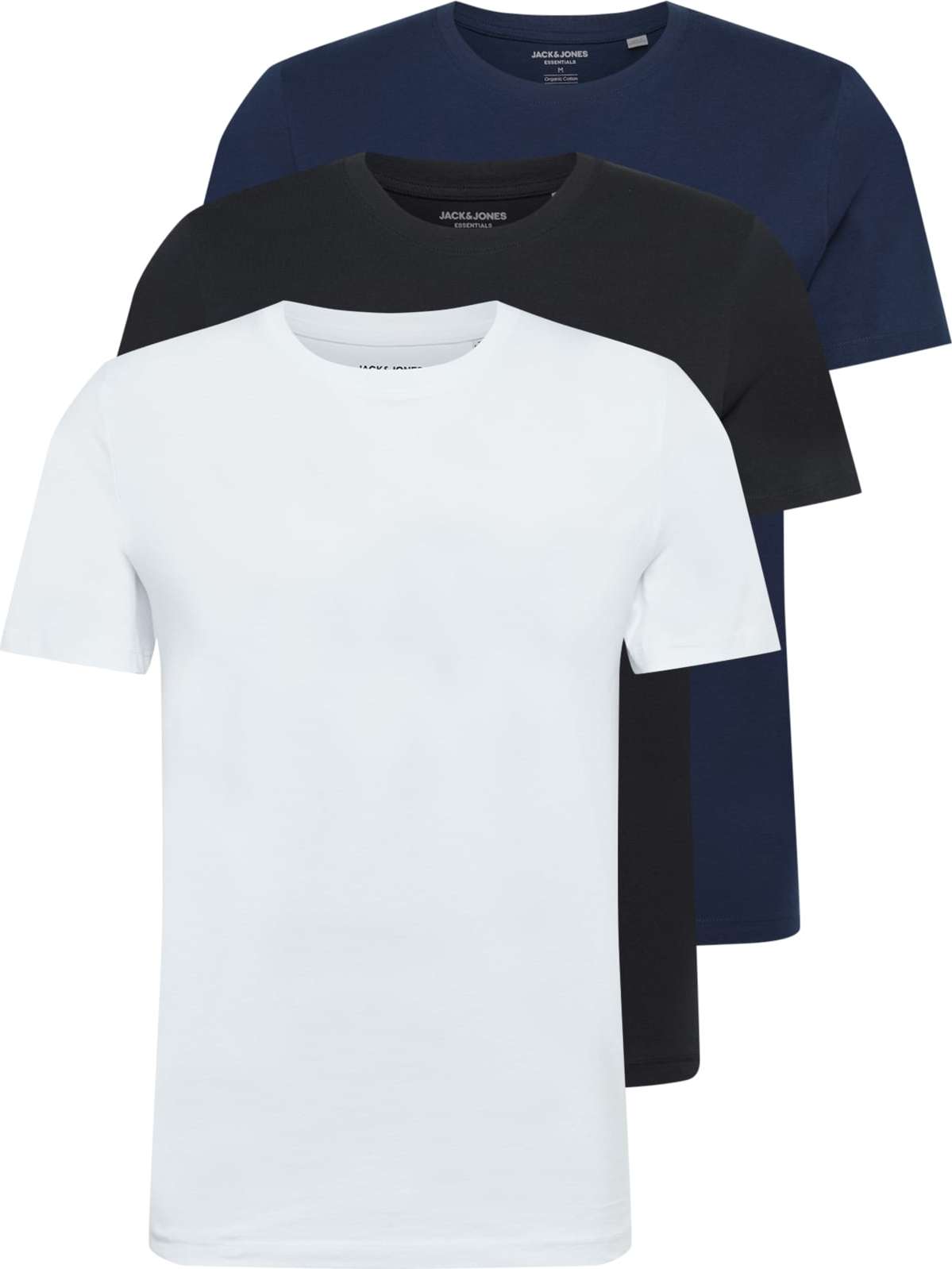 JACK & JONES Tričko tmavě modrá / černá / offwhite