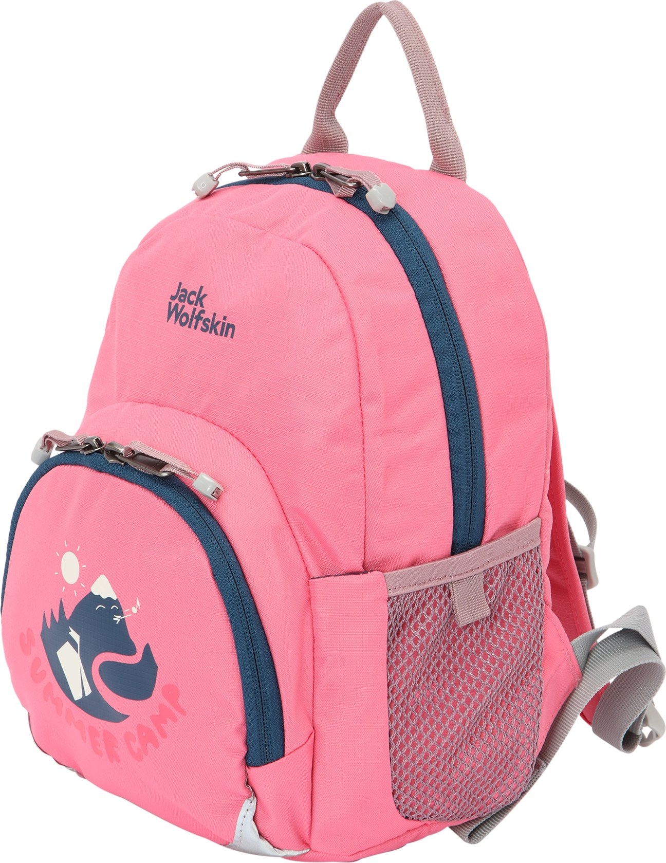 JACK WOLFSKIN Sportovní batoh 'Buttercup' námořnická modř / pink / svítivě růžová / bílá
