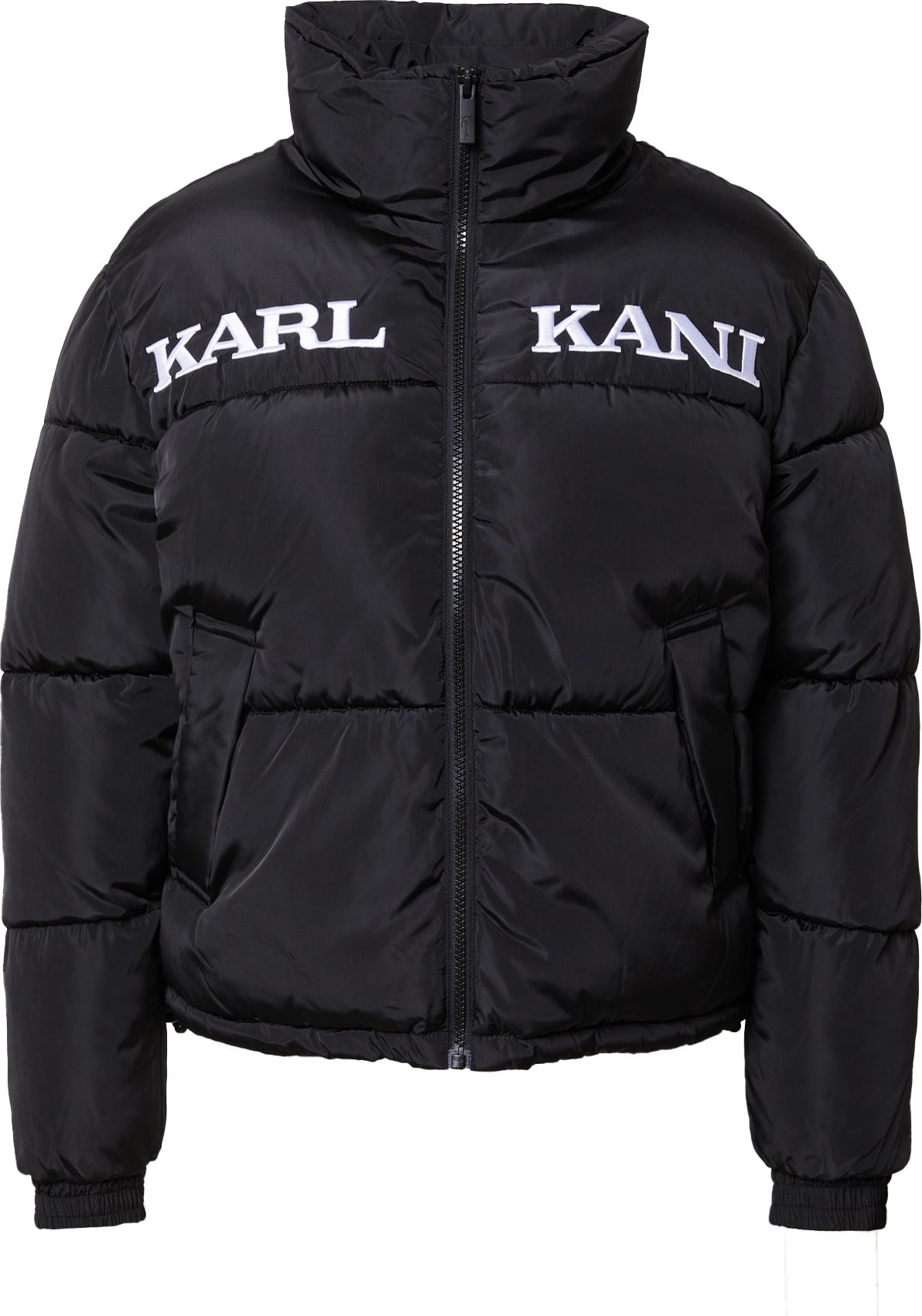 Karl Kani Zimní bunda černá / bílá