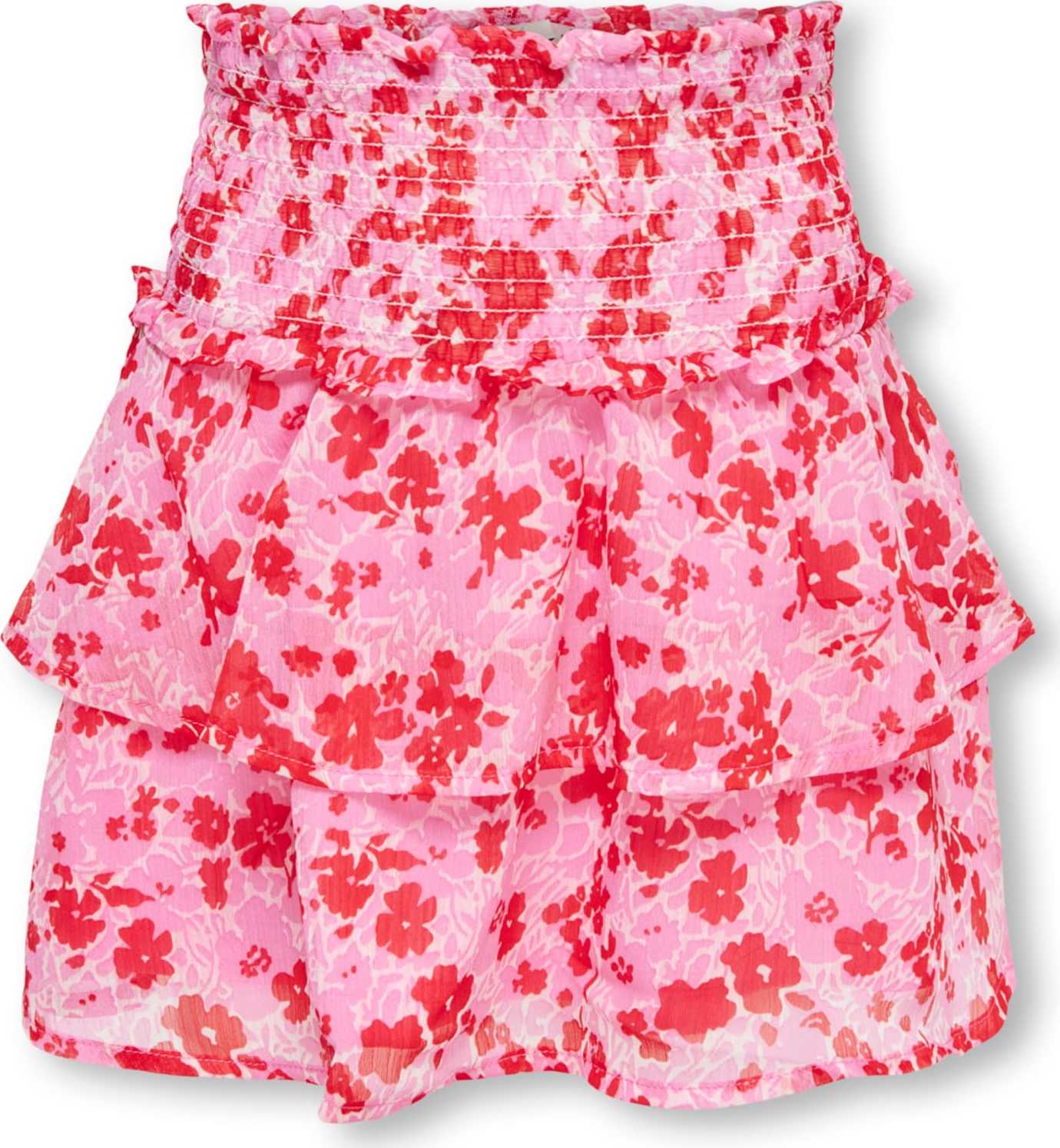 KIDS ONLY Sukně 'ISABELLA' pink / červená / bílá