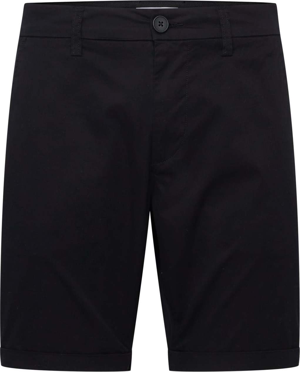 KnowledgeCotton Apparel Chino kalhoty 'CHUCK' černá