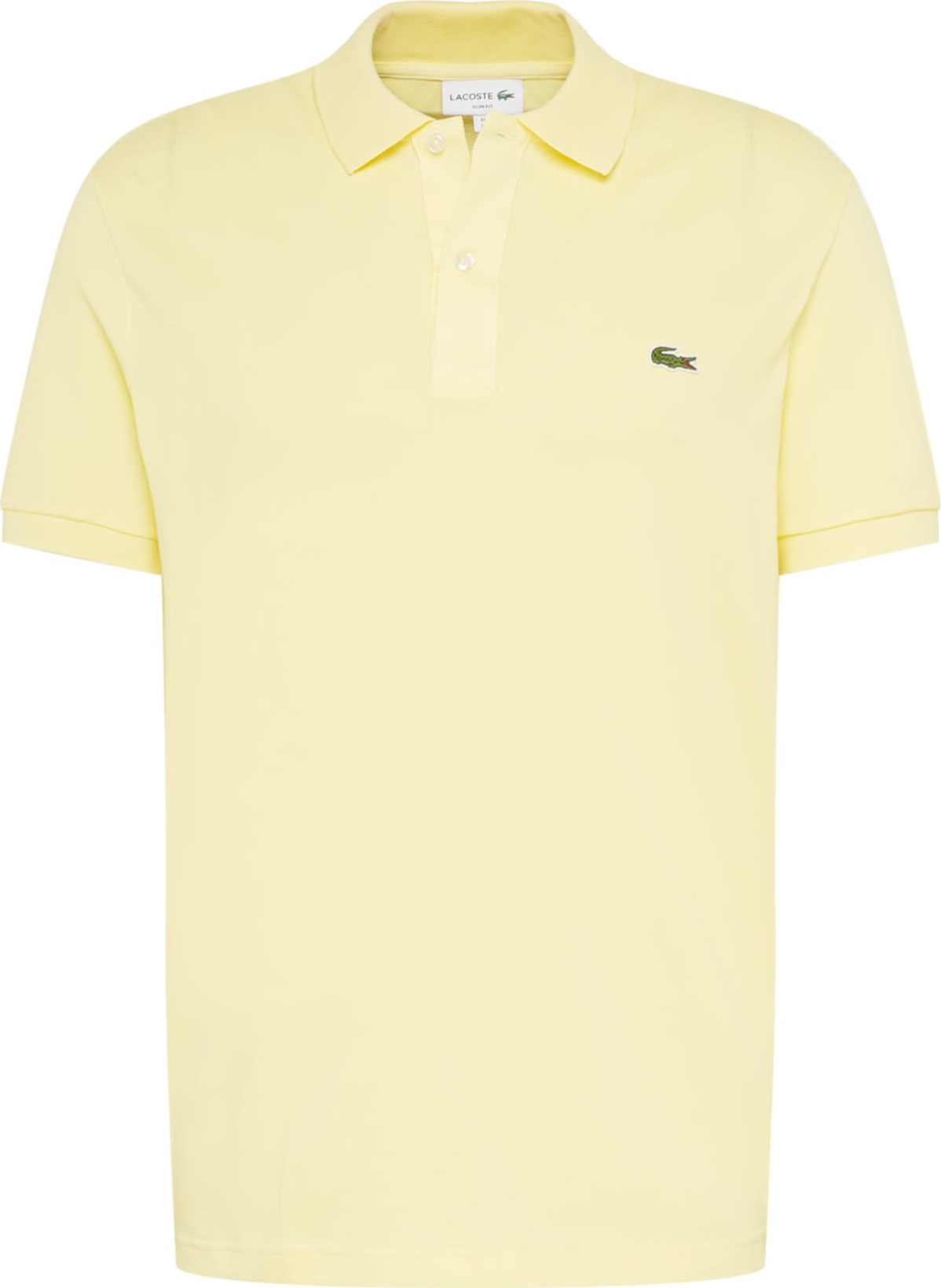 LACOSTE Tričko světle žlutá / zelená / červená