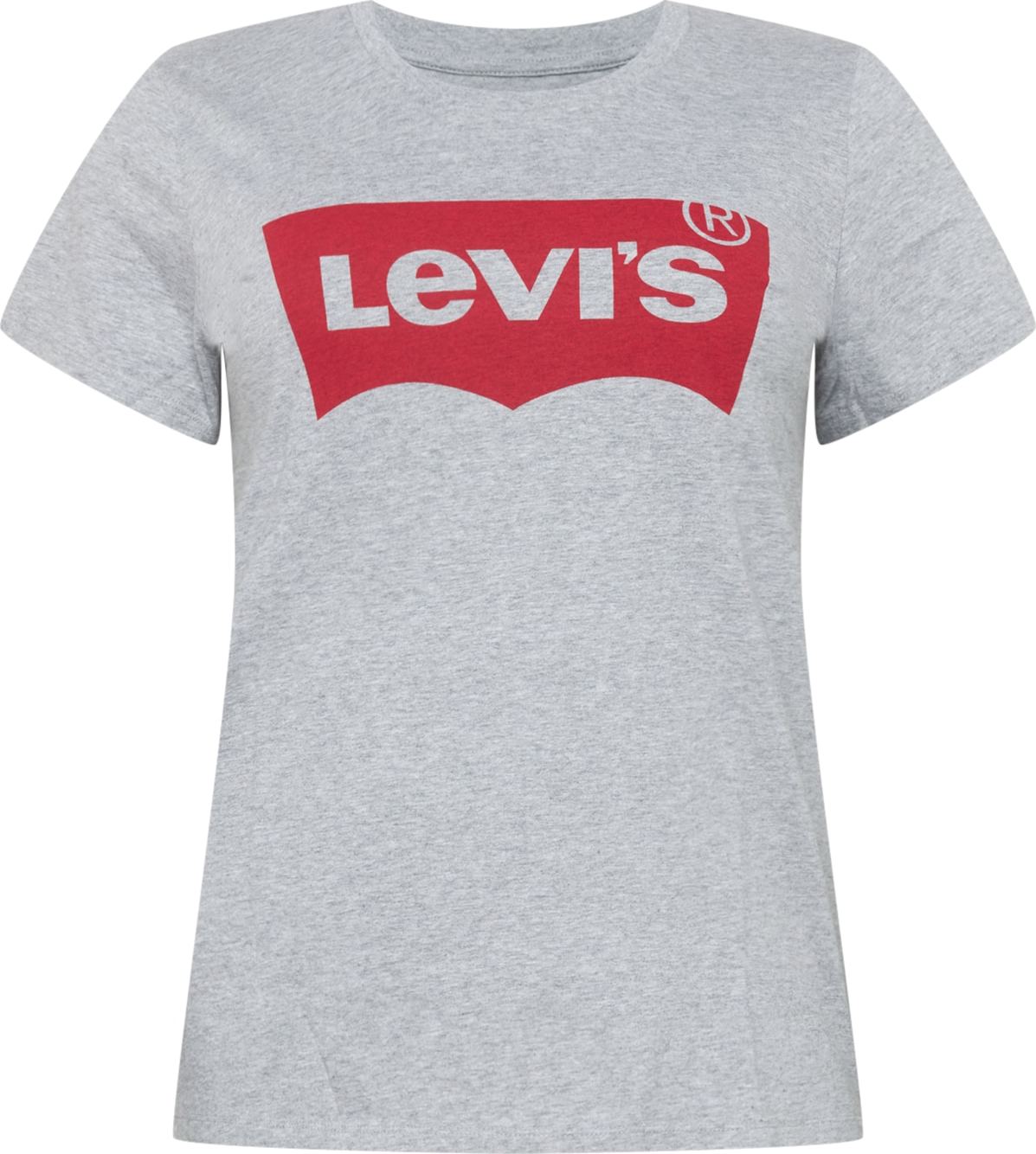 Levi's® Plus Tričko šedá / červená