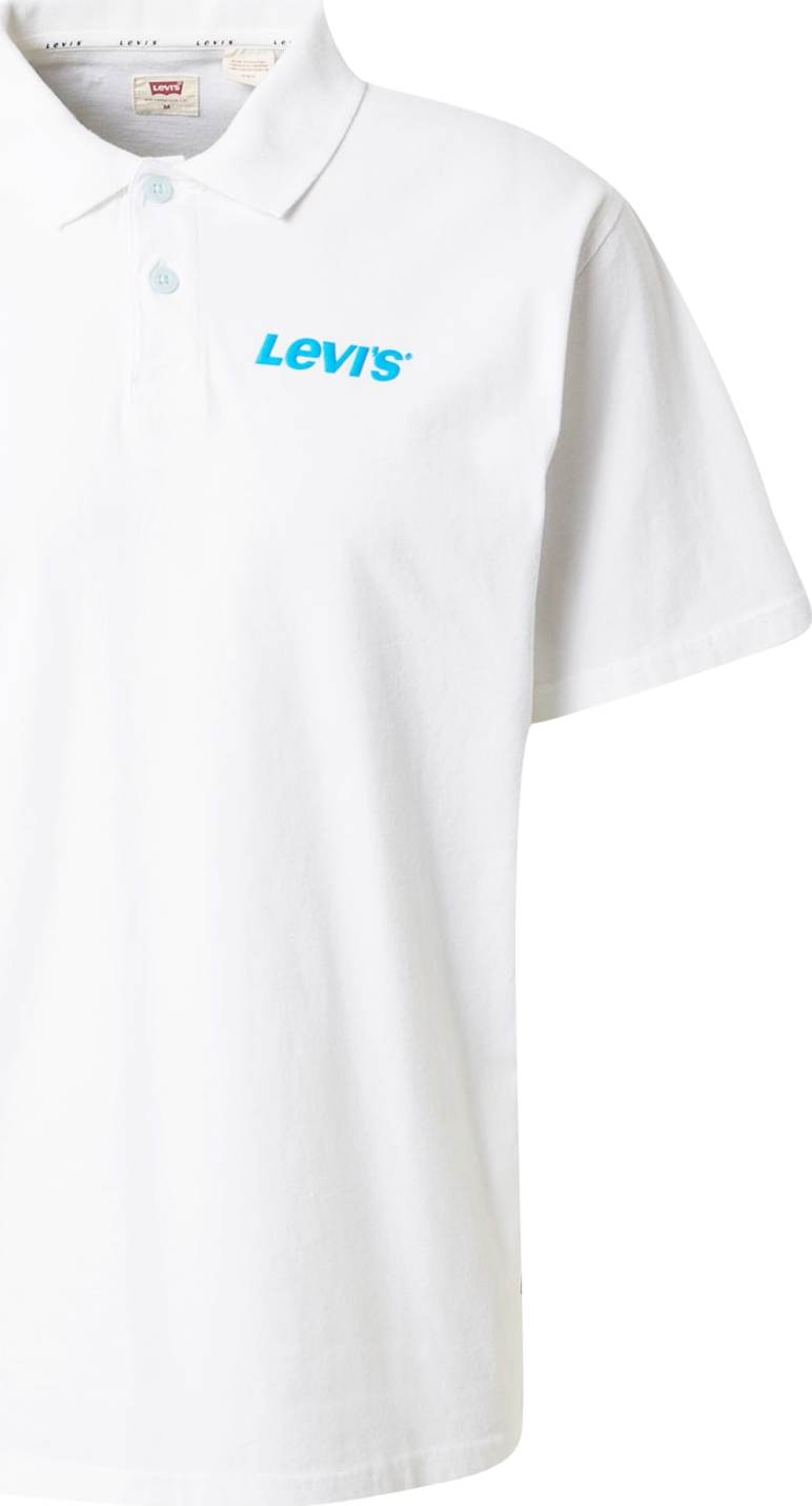 LEVI'S Tričko nebeská modř / bílá